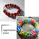 100 Lampwork Tortoise Beads 10mm Mixed Loose Beads for DIY Jewelry Making