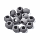 100pcs Porcelain European Beads Large Hole Spacer Beads for Jewelry Making