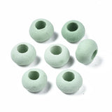 100pcs Porcelain European Beads Large Hole Spacer Beads for Jewelry Making