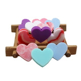 100pcs Heart Silicone Beads Pacifier Clip BPA DIY for Baby