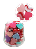 100pcs Heart Silicone Beads Pacifier Clip BPA DIY for Baby