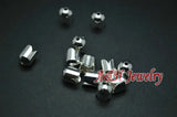 100pcs High Silver Plated 6x7mm DIY Jewelry Making Caps Beads
