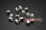 100pcs High Silver Plated 6x7mm DIY Jewelry Making Caps Beads