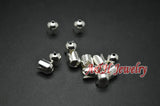 100pcs High Silver Plated 6x7mm DIY Jewelry Making Caps Beads