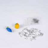 100pcs High Temp Resistant Ceramic Jewelry Hanging Burning Needle Ring