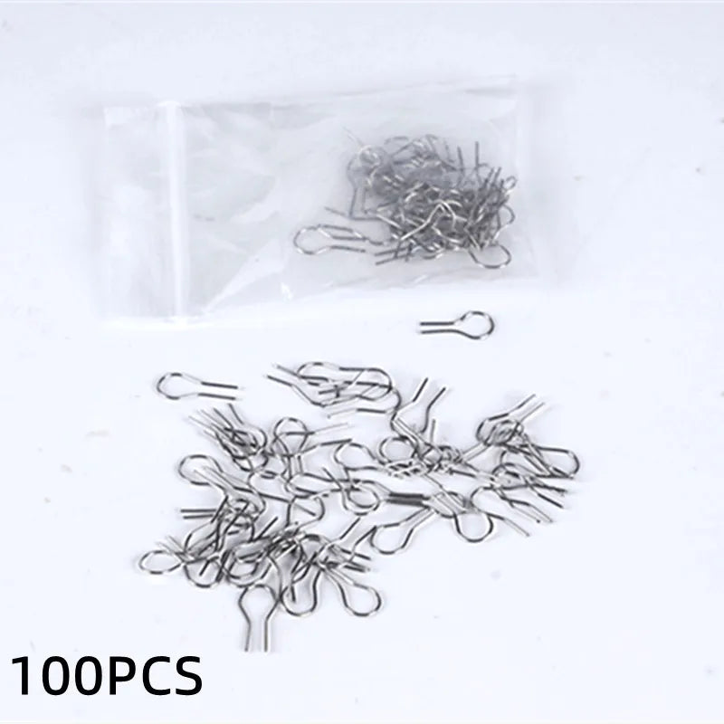 100pcs High Temp Resistant Ceramic Jewelry Hanging Burning Needle Ring