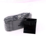 100pcs Plastic Zip Lock Bags High-end Nuts Jewelry Storage Reclosable Zip Bags
