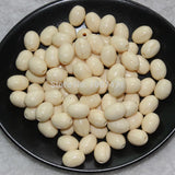 100pcs High ivory 8x12mm oval beads for Bracelet jewelry making