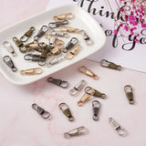 100pcs Keychain Clasps Lanyard Snap Clips Hooks 25x9mm for Crafts Making