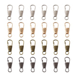 100pcs Keychain Clasps Lanyard Snap Clips Hooks 25x9mm for Crafts Making