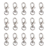 100pcs Iron Swivel Lobster Claw Clasps Snap Hook DIY Jewelry Findings