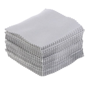 100pcs Jewelry Clean Polish Cloth for Ring Necklace Glasses Lens Phone Screen