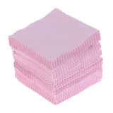 100pcs Jewelry Clean Polish Cloth for Ring Necklace Glasses Lens Phone Screen