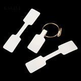 100pcs Jewelry Display Blank Labels Earring Ring Stickers Bracelet Tags
