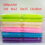 100pcs Organza Gift Bags Assorted Sizes Wedding Party Christmas Gift Bags