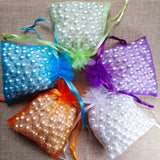 100pcs Organza Gift Bags Assorted Sizes Wedding Party Christmas Gift Bags