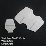 100pcs Jewelry Packaging OPP Poly Bag with Header Paper Label Cards