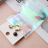 100pcs Jewelry Transparent Plastic Sealed Bag