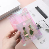 100pcs Jewelry Transparent Plastic Sealed Bag