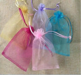100pcs Organza Gift Bags Jewelry Packaging Drawstring Pouches