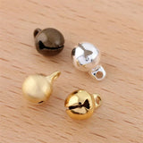 100pcs Jingle Bells Charms Pendants Christmas Tree Ornaments DIY Crafts
