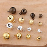 100pcs Jingle Bells Charms Pendants Christmas Tree Ornaments DIY Crafts