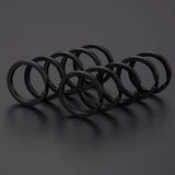 100pcs Metal Split Rings Flat Key Chains Silver 25mm 32mm