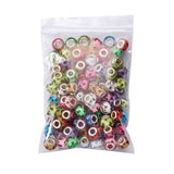 100pcs Dog Paw Prints Acrylic European Beads for DIY Jewelry Making
