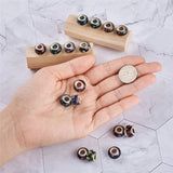 100pcs Dog Paw Prints Acrylic European Beads for DIY Jewelry Making