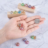 100pcs Dog Paw Prints Acrylic European Beads for DIY Jewelry Making