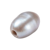 100pcs Gray Freshwater Pearl Beads 7~10x7~8mm, Hole: 1.8mm