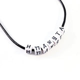 100pcs Letter Beads Square Round Alphabet Acrylic DIY Jewelry Making