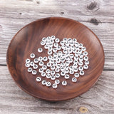 100pcs Letter Beads Square Round Alphabet Acrylic DIY Jewelry Making