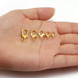 100pcs Lobster Clasps for Bracelets Necklaces Hooks Chain Closure