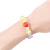 100pcs 12.5mm Flower Shape Acrylic Beads Jewelry Making Spacer Bead DIY Bracelet