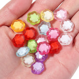 100pcs 12.5mm Flower Shape Acrylic Beads Jewelry Making Spacer Bead DIY Bracelet