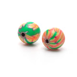 100pcs/Lot Mix Colors Polymer Clay Flower Beads for DIY Bracelet