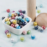 100pcs/Lot Mixed Size Pearlized Porcelain Ceramic Beads for DIY Jewelry Making