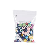 100pcs/Lot Mixed Size Pearlized Porcelain Ceramic Beads for DIY Jewelry Making