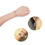 100pcs 8mm Resin Barrel Beads Rainbow for Jewelry Making DIY