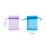 100pcs Organza Bags Sequins Ribbons - Valentine Christmas Party Gift