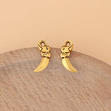 100pcs Antique 3D Elephant Tooth Charms Pendants Beads for Jewelry Making