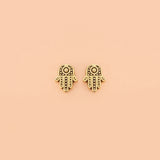 100pcs Antique Hamsa Hand Spacer Beads for DIY Bracelet Necklace