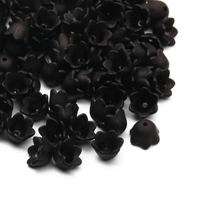 100pcs Matte Acrylic Beads DIY Jewelry Making 7x10mm