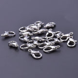 100pcs/Lot Plated Lobster Clasp Alloy Jewelry Findings Hooks