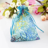 100pcs Coral Organza Gift Bags Drawstring 7x9 to 13x18 cm Christmas Wedding