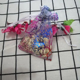 100pcs Coral Organza Gift Bags Drawstring 7x9 to 13x18 cm Christmas Wedding