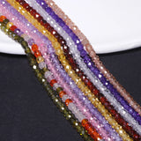 100pcs/Lot CZ Gems Beads Multicolor Loose Faceted Stone DIY Jewelry Making