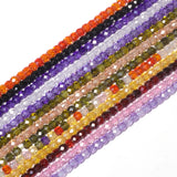 100pcs/Lot CZ Gems Beads Multicolor Loose Faceted Stone DIY Jewelry Making