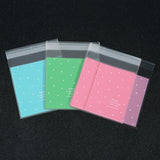 100pcs Matte Plastic Packaging Bag Jewelry Bags 7x7cm 10x10cm OPP Bags